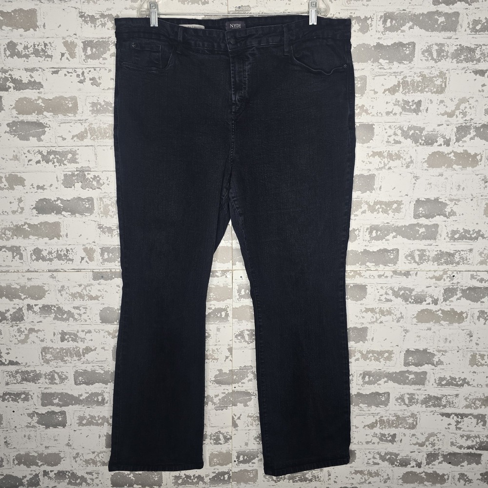 NYDJ‎ Jeans Womens 22W Barbara Bootcut Dark Indigo Rinse Blue Lifttuck Stretch